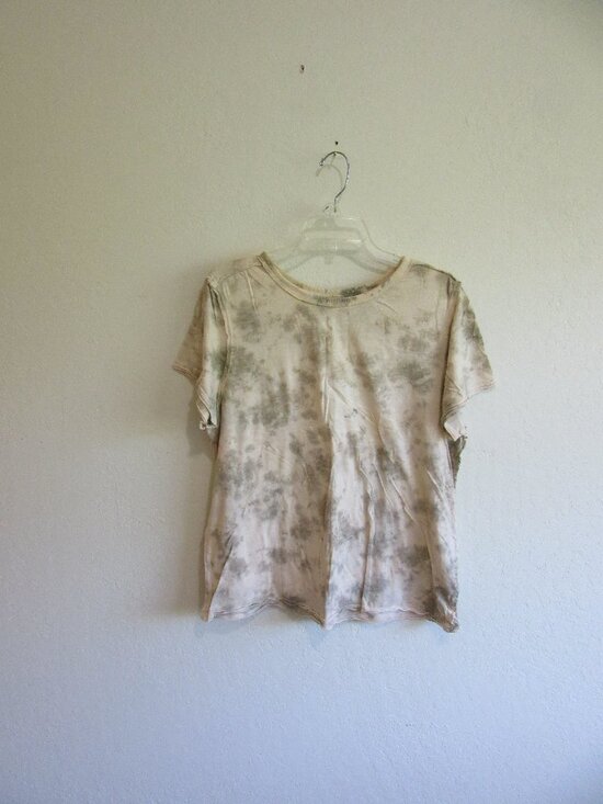 We The Free Tops - We The Free Beige Tye Dye XL Pullover Crewneck Shortsleeve TeeShirt Top